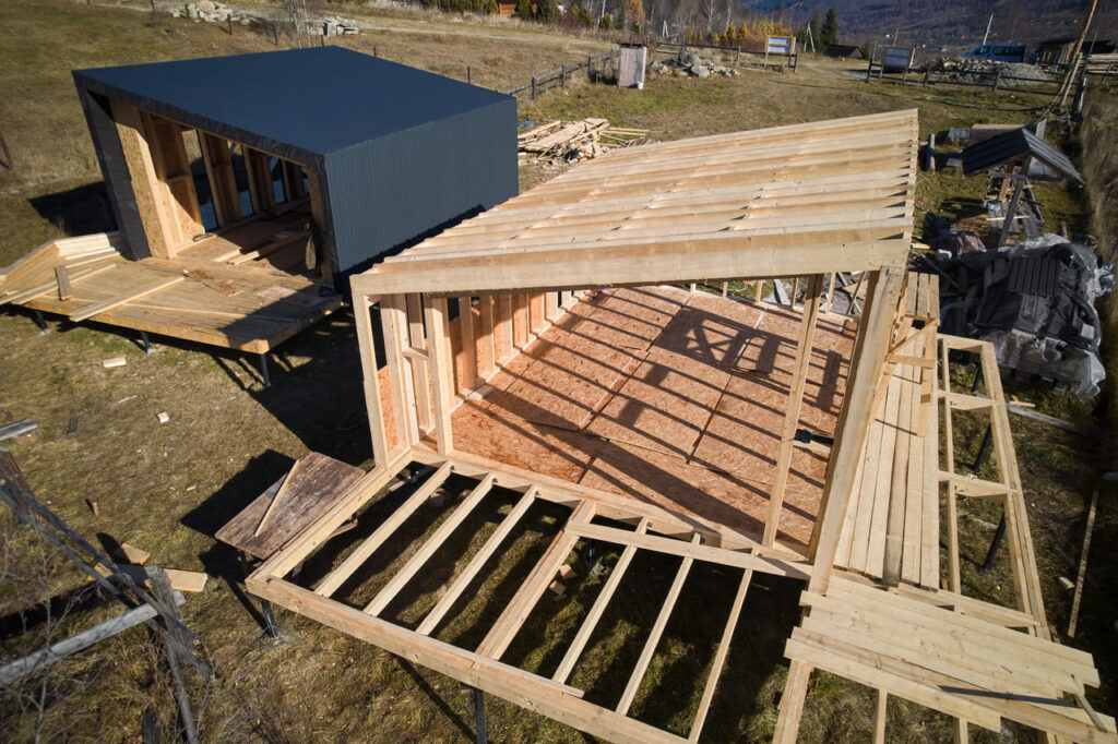new home being built in Houston, TX